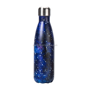Everich 500ml nhỏ Miệng <span class=keywords><strong>Cola</strong></span> hình dạng chai bowling chai thép không gỉ Starry cup quà tặng chai nước - Product Image 4