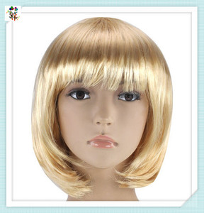 <span class=keywords><strong>Perruque</strong></span> Bob synthétique courte de couleur marron bon marché, perruques de fête de <span class=keywords><strong>carnaval</strong></span> HPC-1996 - Product Image 3