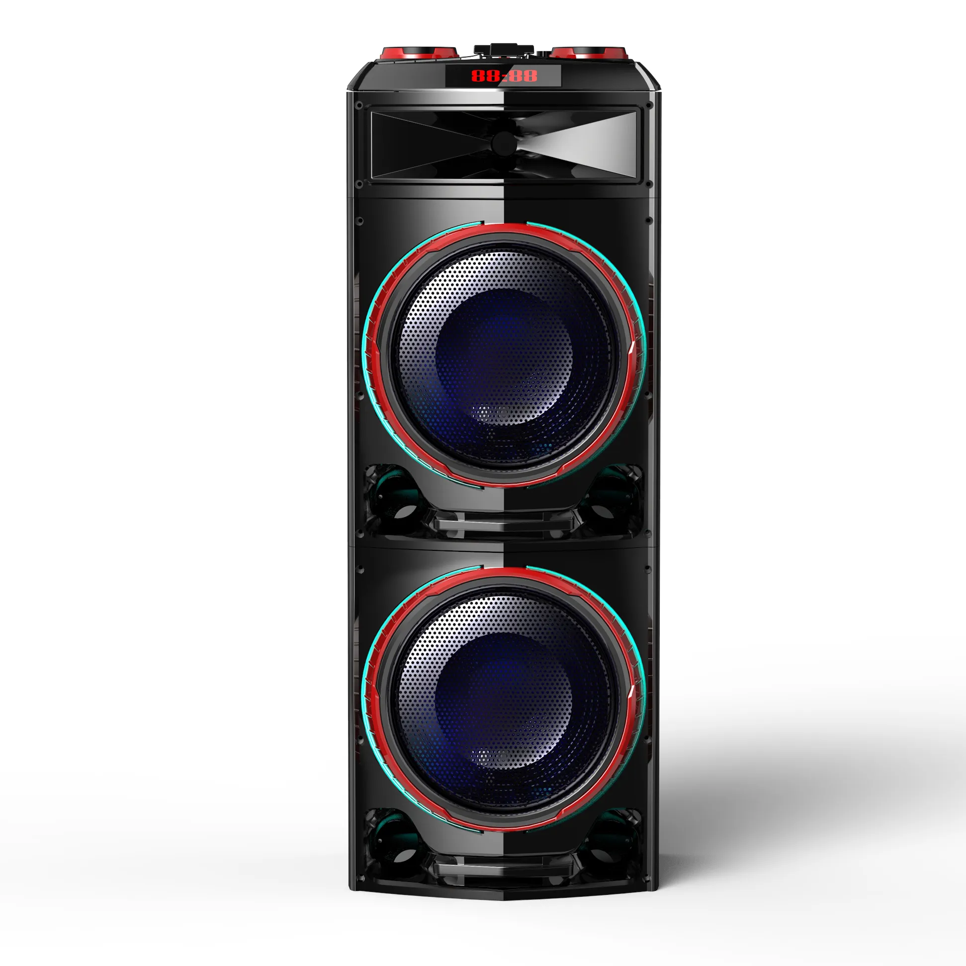 Temeisheng new huge speakers with eq/usb/sd/fm/remote control/led light made in china