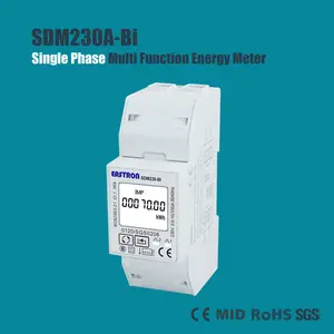 Máy Đo Năng Lượng Hai Chiều Một Pha SDM230Bi, Máy Đo KWh/W, Đồng Hồ Điện, Máy Phân Tích Năng Lượng, Có Thể Đặt Lại, 110V 220V 230V