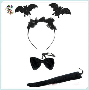 A buon mercato coda 3 pz colore nero <span class=keywords><strong>Ghost</strong></span> Bat ragno festa di Halloween fasce per la testa HPC-0710 - Product Image 4