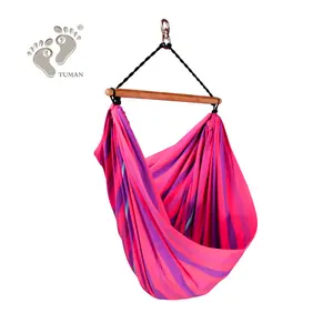 Longsen Popular Portable Ultralight Folding Patio Cotton Swing Outdoor Hanging Baby Hammock chair for adult