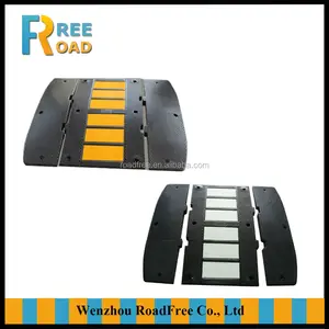 Durable Road Safety Rubber Speed Humps Road Bumps Rubber Speed Breaker