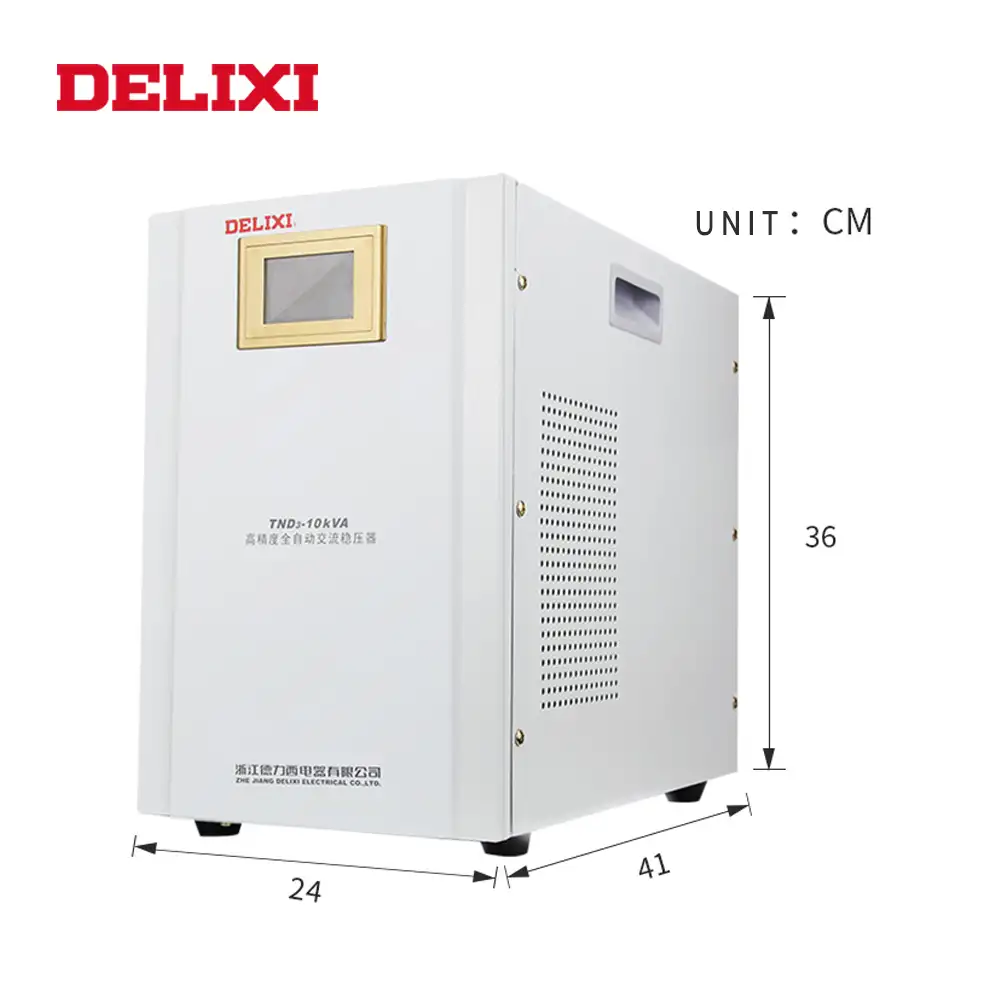 Delixi Universal Type Digital Display Relay Type Automatic Voltage Stabilizer