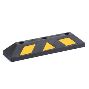 ホイールストッパーRalentisseurs En Caoutchoucゴムホイールストッパー車の安全のためのホイールストッパー - Product Image 3