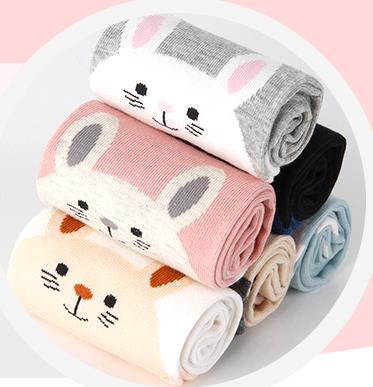 Бесшовные хлопковые носки для детей/малышей/больших/маленьких девочек