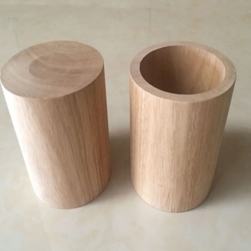 De Madera de bambú/tubo redondo caja de madera