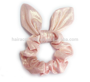 Colorful Bath rose with scrunchie lug Hair rabbit shiny holder Elastic Hair's Lariat - Product Image 1