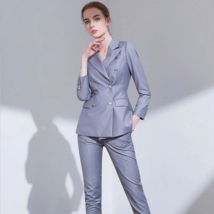 Nuovo Design Elegante <span class=keywords><strong>Tuta</strong></span> Aderente da Donna per Affari Completo Femminile con <span class=keywords><strong>Pantaloni</strong></span> - Product Image 5