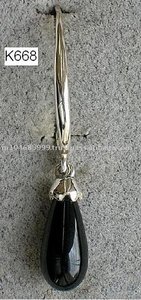 ต่างหูห้อยโอนิกซ์เงินสเตอร์ลิงสำหรับ925เหมาะสำหรับทุกโอกาส - Product Image 1