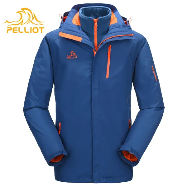 pelliot 100% Seam Taped Waterproof Breathable outdoor wear hiking Rain fleece lined winter waterproof jacket Coats