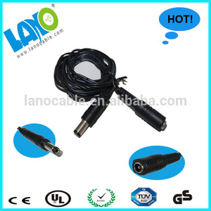 directamente de la fábrica de suministro dc cable de extensión para el ordenador portátil de la cámara del cctv - Product Image 1