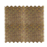 Nouveau carrelage Bronze Antique, échelle de poisson, carrelage mosaïque en laiton, miroir en cuivre, livraison gratuite