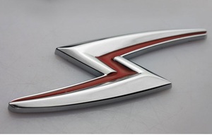Emblèmes de voiture personnalisés en gros avec logo flash et badges de voiture en forme d'éclair - Product Image 2