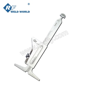 MG11 Medidor de inspeção de solda conjunto de medidor de solda filé métrico 7 peças - Product Image 5