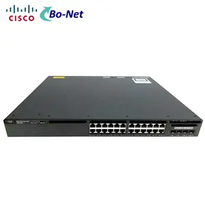 Cisco en iyi anahtarları WS-C3650-24TD-L 24 portlu yönlendirici yönetilen ağ anahtarı