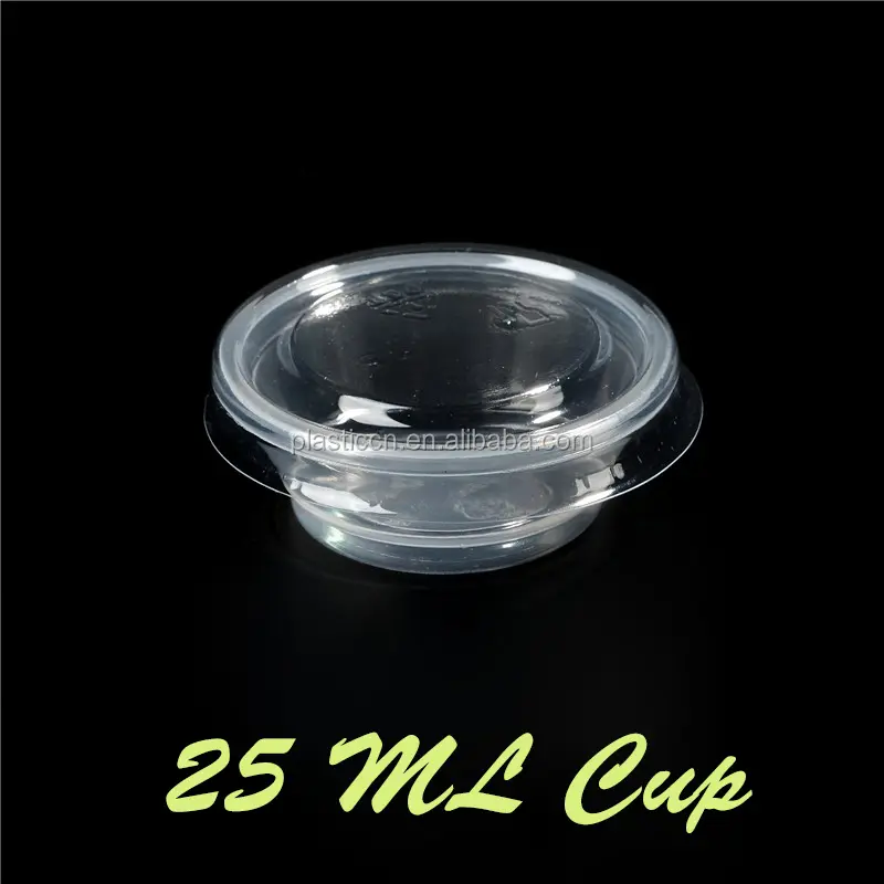 30 Ml Pp Duidelijke Kleine Plastic Kruiden Cups Met Deksel Gedeelte Cup Saus Container China Leverancier