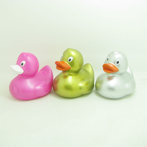 <span class=keywords><strong>Pato</strong></span> de baño de PVC sin ftalato para niños, personalizado con logotipo, <span class=keywords><strong>pato</strong></span> de goma plateado flotante <span class=keywords><strong>grande</strong></span> - Product Image 6