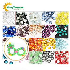 Round Gemstone-Inspired Creative Paste Toys for Creative Arts and Crafts for Kids