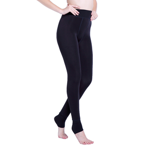 Leggings minces d'hiver Super élastiques en faux velours pour femmes pantalons en cachemire chauds de grande taille avec fermeture à la taille élastique <span class=keywords><strong>motif</strong></span> solide - Product Image 6