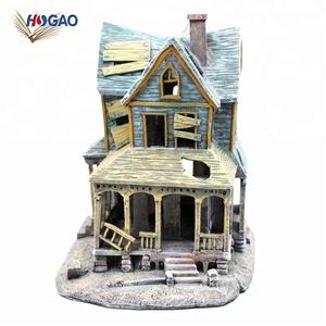 <span class=keywords><strong>2018</strong></span> wholesale custom size resin decoration miniature figure halloween celebration decoration props haunted House home for selling - Product Image 4