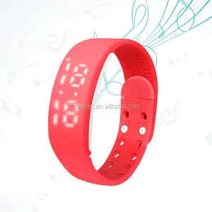 Montre connectée, bracelet vibrant, étanche, avec lumières, pour hommes