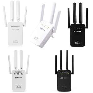 장거리 무선 와이파이 라우터 와이파이 리피터 750/1200Mbs 듀얼 밴드 2.4/5GHz 범용 와이파이 신호 증폭기 EU 영국 AUplug