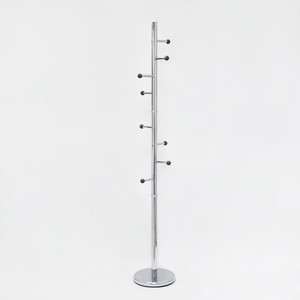 Estante de exhibición de traje cromado de diseño vanguardista - Product Image 6