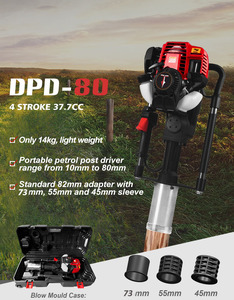 20-<strong>80</strong> Lightweight Easy Petrol Portable Post <strong>Rammer</strong> Fence Pile Driver