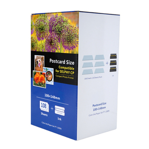 Papier Photo haute brillance 4*6 <span class=keywords><strong>Kp</strong></span> <span class=keywords><strong>108in</strong></span> pour cartouche d'encre <span class=keywords><strong>KP</strong></span>-<span class=keywords><strong>108in</strong></span> Selphy CP1200 papier photographique de qualité supérieure 4x6 - Product Image 2