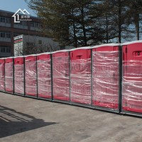 Toilettes mobiles portables en fibre de verre avec conteneur en acier pour une utilisation en extérieur dans l'hôpital de l'atelier de la maison de bureau