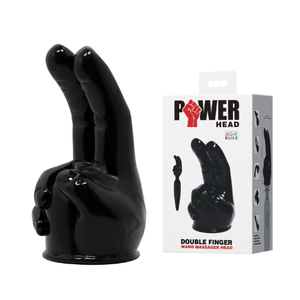 Baile çift parmak değnek masaj kafa vibratör eki parmak kol 60mm - Product Image 1