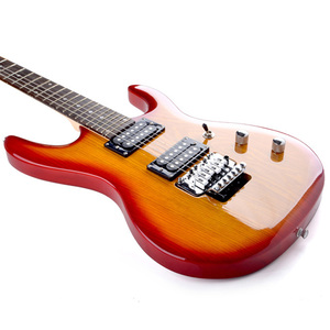Hecho de madera de sauce H-H camioneta estilo de borde de puente <span class=keywords><strong>guitarra</strong></span> eléctrica OEM - Product Image 4
