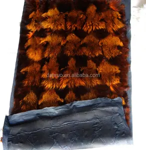 2016 Dyed Colorful Tanned Raccoon Dog Fur Skin with Factory Price