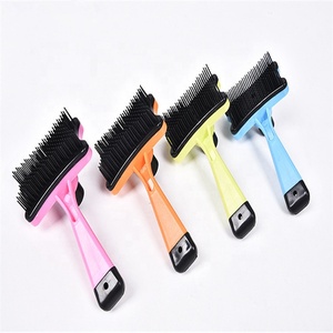 <span class=keywords><strong>Brosse</strong></span> nettoyante pour <span class=keywords><strong>chien</strong></span>, outil de toilettage automatique, poils longs et épais, livraison gratuite - Product Image 1