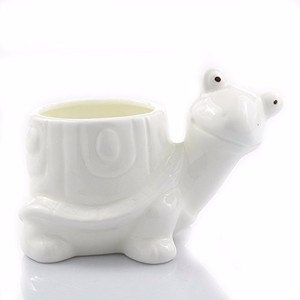 ชุดกระถางปลูกสัตว์เซรามิก<span class=keywords><strong>4</strong></span>สีขาว-หอยทากเต่าวัวและปลา - Product Image 3