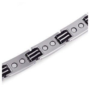 Bracelet magnétique Anti-allergique en Silicone et Fiber de carbone pour homme, élégant, nouveauté <span class=keywords><strong>2023</strong></span> - Product Image 5