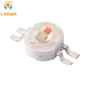 UV + Blanc double puce couleur 3000K/4000K/6000K + 365nm/380nm/395nm/405nm/420nm bi-couleur Haute Puissance 2W 3W 6W LED Diode bicolor