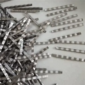Materiale da costruzione in fibra di acciaio per calcestruzzo