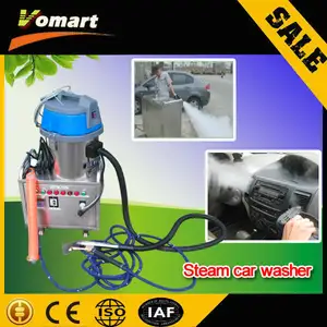 CE no boiler mobile Steam car washer station price/mobile steam 2500 bar high pressure water pump