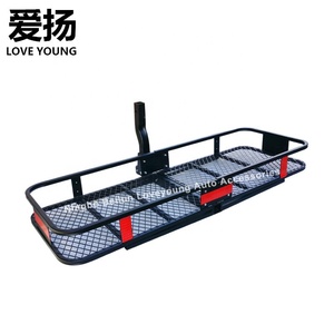 500LBS D'attelage En Acier Support Porte-Bagages Arrière de Voiture Porte-Bagages Cargaison En Vrac - Product Image 2