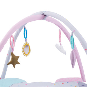 Stuoia di attività del tempo della pancia del bambino <span class=keywords><strong>che</strong></span> appende i giocattoli sensoriali progettazione animale palestra della stuoia del gioco del bambino - Product Image 4