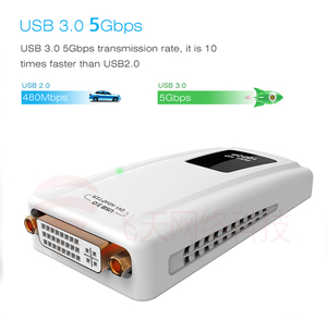 Bộ Chuyển Đổi Thẻ Đồ Họa Đa Màn Hình USB 3.0 Sang DVI 2048*1152 USB-DVI-HD/VGA - Product Image 5