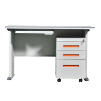 Table de bureau en métal, design pour ordinateur, table d'ordinateur, mobilier de bureau
