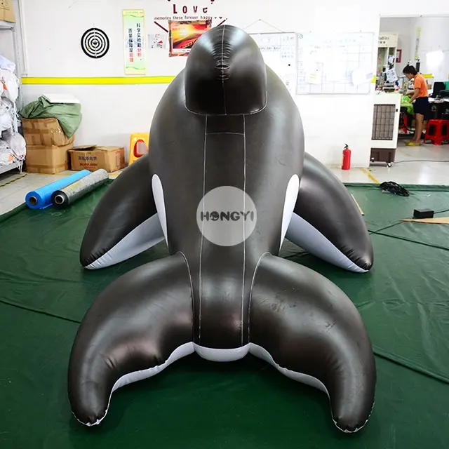 Production Ocean World Aquarium Black Customization Inflatable Dolphin Shark Toy