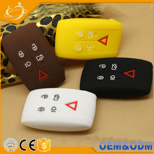Phụ Kiện Chìa Khóa XE Hơi 4 Nút Silicone Vỏ Chìa Khóa Vỏ Da <span class=keywords><strong>Fob</strong></span> Bảo Vệ Túi Đựng Cho XE <span class=keywords><strong>JAGUAR</strong></span> XF XJ - Product Image 2