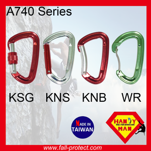 For Mountain Climbing Rescue 24KN Straight Gate Aluminum Carabiner - Product Image 5