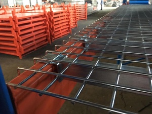 חוט רשת סיפון כבד החובה מזרן מתלה L2700 * W1100 * H4050mm <span class=keywords><strong>2</strong></span> רמות 3000 kg לכל רמה - Product Image 6