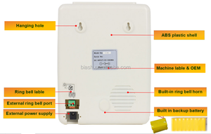 S-180 AIBAO marca de moda oficina de asistencia de empleados máquina/registrador de tiempo de tarjetas perforadas - Product Image 5
