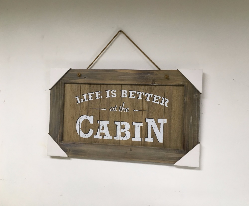 Деревенской жизни лучше в кабине Art Design деревянная доска